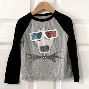 GAP Disney Nightmare Before Christmas Jack Skellington Long Sleeve T-Shirt